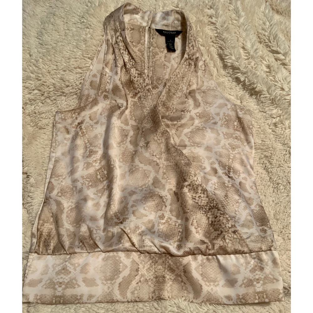 NWOT White House Black Market Sleeveless Blouse-S